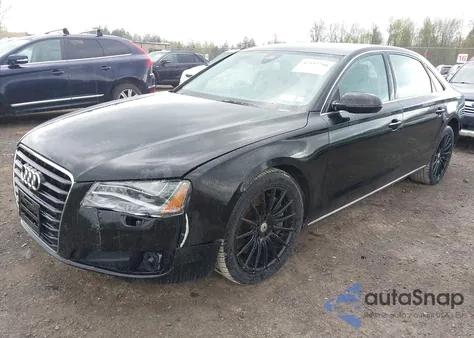 2013 Audi A8 L 4.0T из США, поврежденный, VIN WAUR2AFD5DN006805